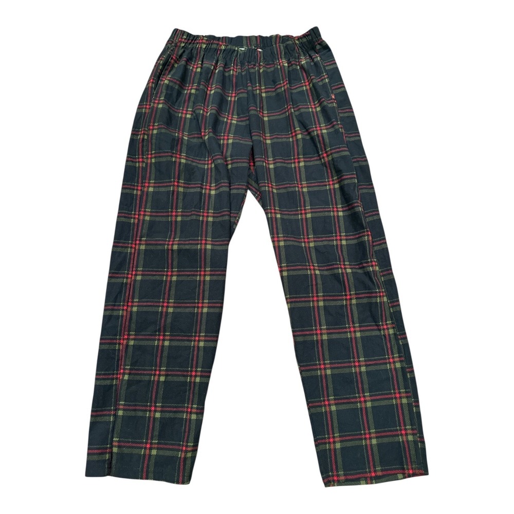 Plaid Pajama Pants‎ Men's XL Lounge Sleepwear Cozy Elastic Waist Pockets Spyder